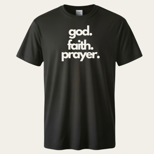 god. faith. prayer.