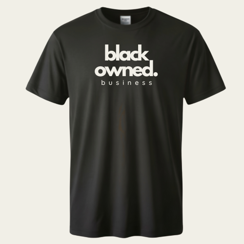 black owned business. tshirt