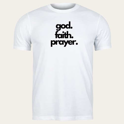 god. faith. prayer.